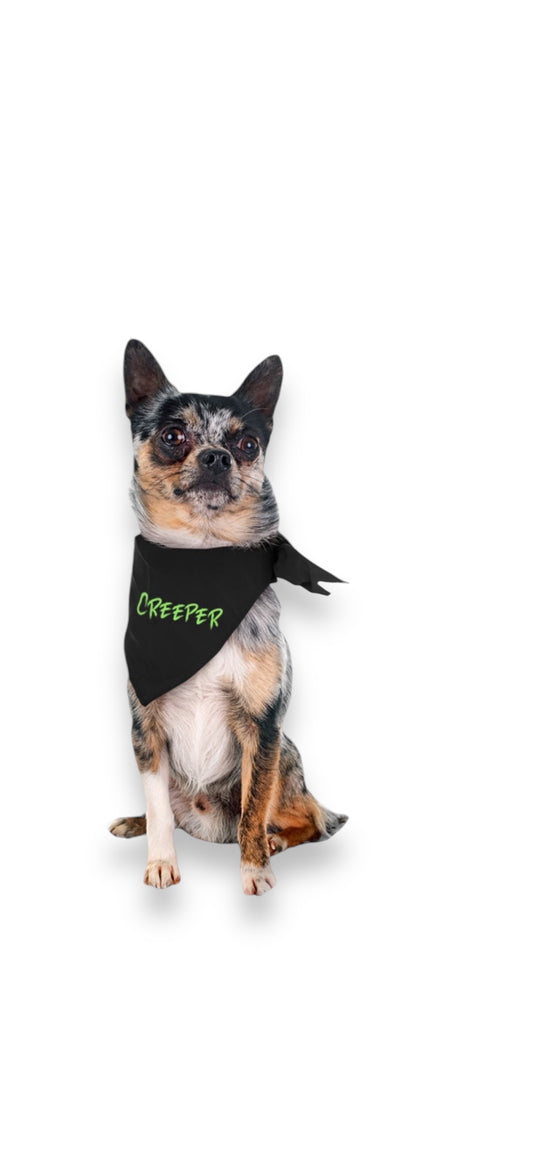 ‘Creeper’ Halloween Dog Bandana