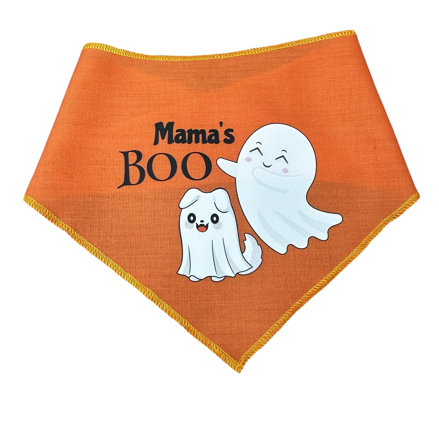 ‘Mama’s Boo’ Halloween Dog Bandana